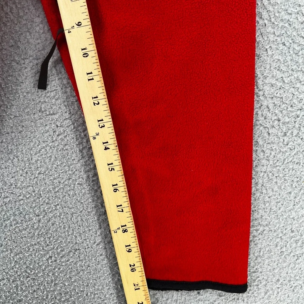 The North Face‎ Vintage Fleece Zipper Jacket Made in USA Red Size Large READ